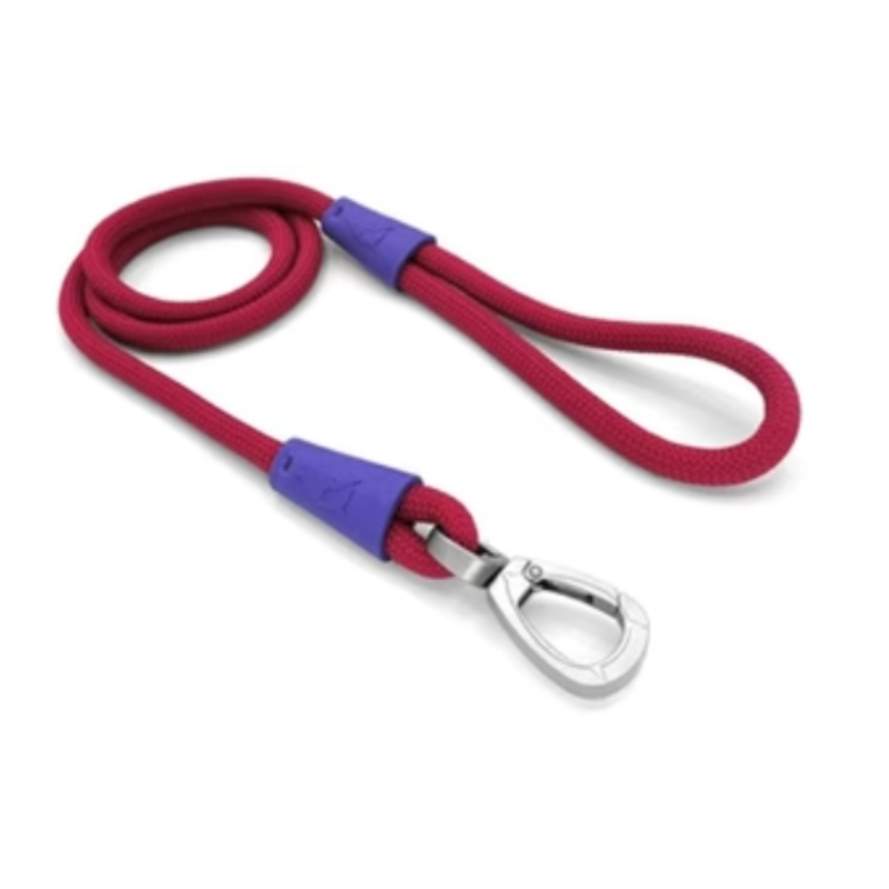 Morso Hundeleine Seil Recycelt Samt Rot